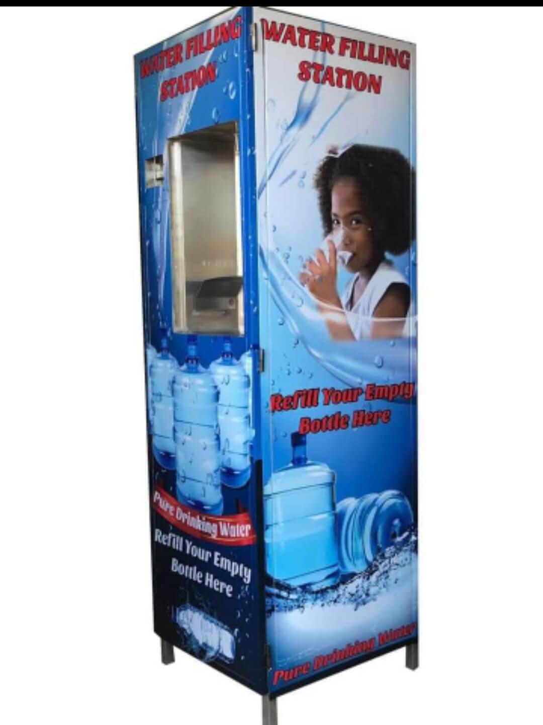 water vending machine- Best 1-Tap Water ATM Machine in Kenya | M-Pesa Integrated Water Vending Machine
