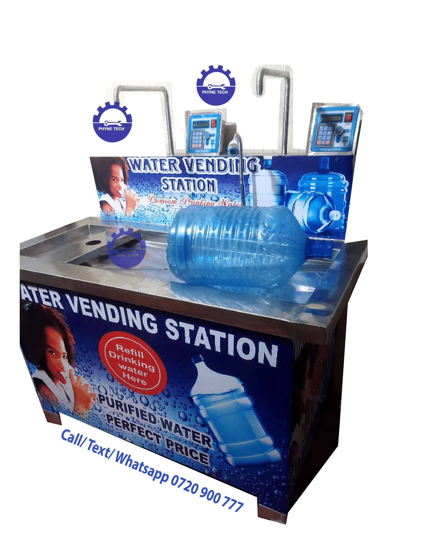 water vending station- Cheapest 2 Taps Water Refill Stations in Kenya