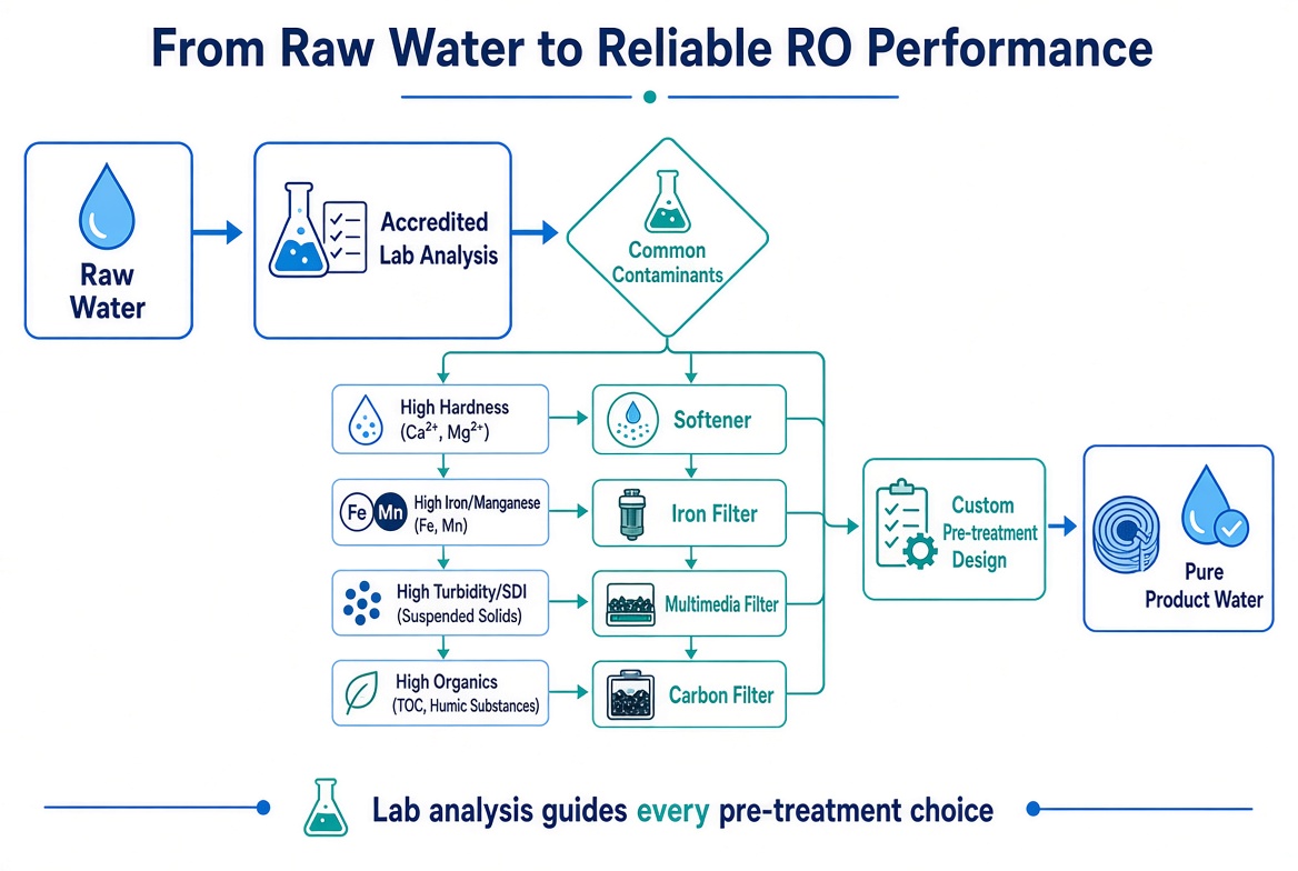 Infographic: From raw water to reliable RO membranes