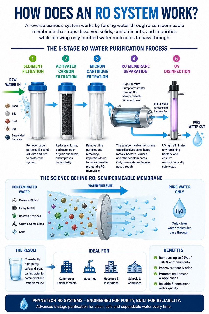 How Does a Phynetech Reverse Osmosis System Work